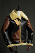 WWII B-3 Sheepskin Flight Jacket – Authentic Reproduction Bomber Jacket