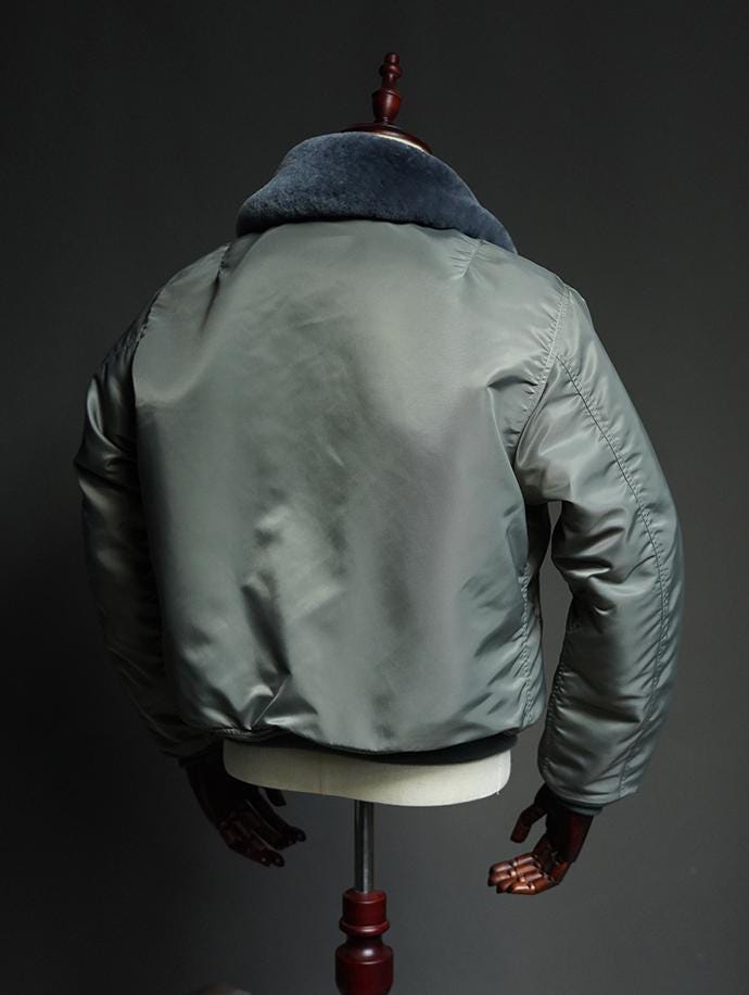 Historically Accurate USAF B-15D Flight Jacket | Cold War Military Bomber | Nylon 66 | Collector Reproduction