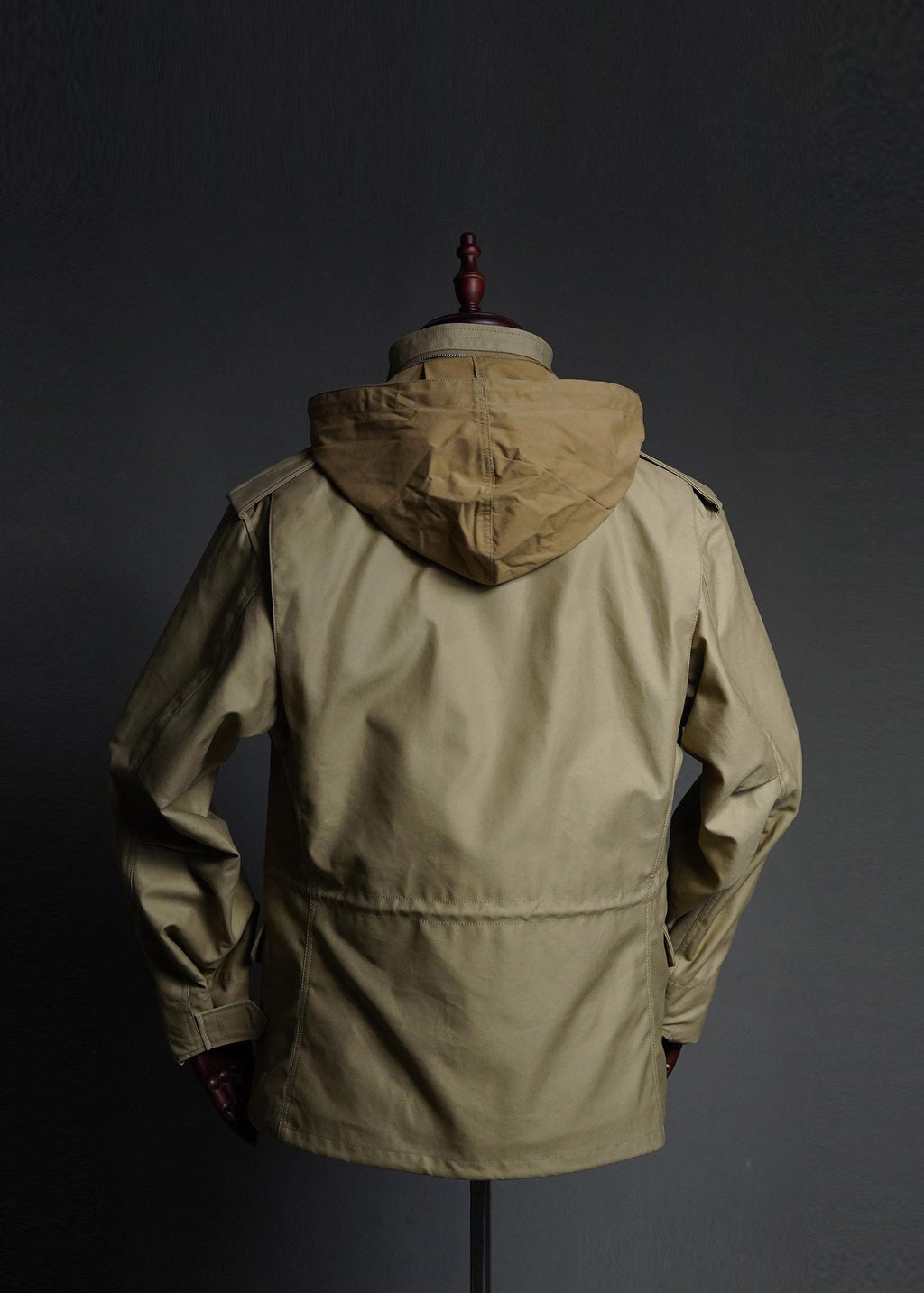 M-65 Field Jacket Reproduction, Vietnam War Era Military Jacket, Cotton Field Coat, Vintage Style US Army Jacket - Khaki