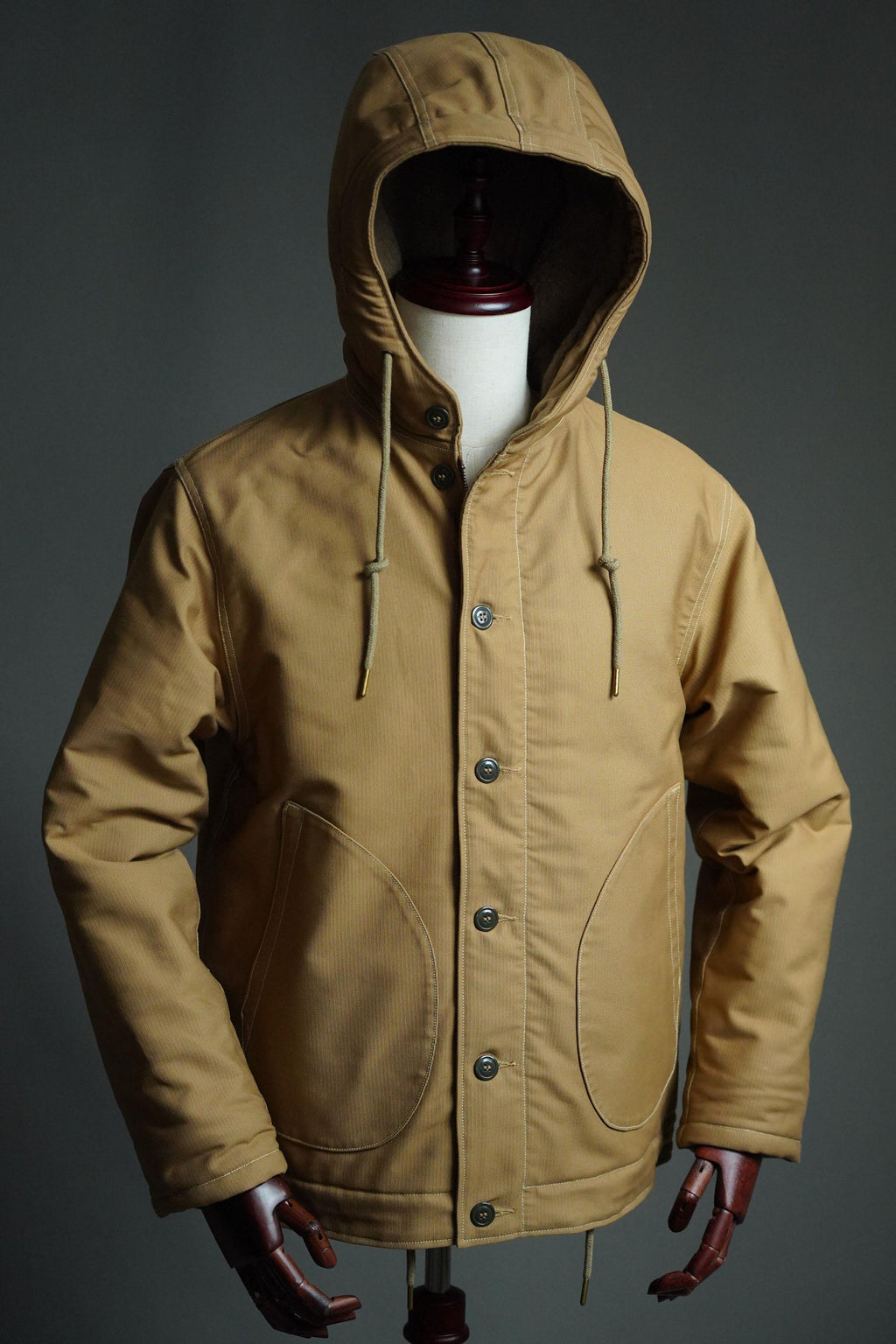 PARKRN1 Hooded Deck Jacket | WWII U.S. Navy Inspired | Jungle Cloth Winter Jacket