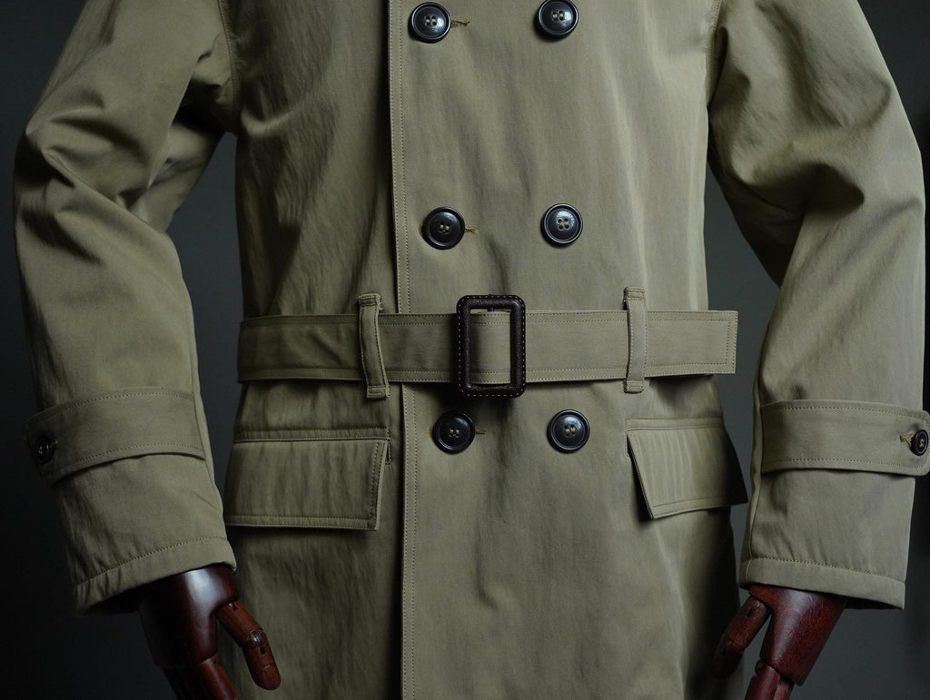 WWII US Army Mackinaw Coat, 1938 First Pattern Military Wool Lined Jacket, Vintage Reproduction Field Coat