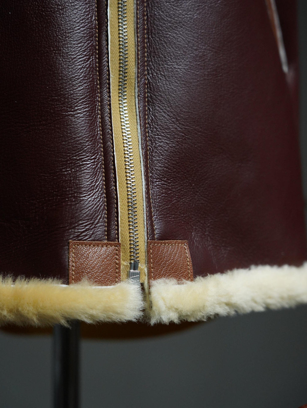 B-6 Shearling Flight Jacket, WWII USAAF Sheepskin Leather Bomber, Vintage Military Aviation Jacket