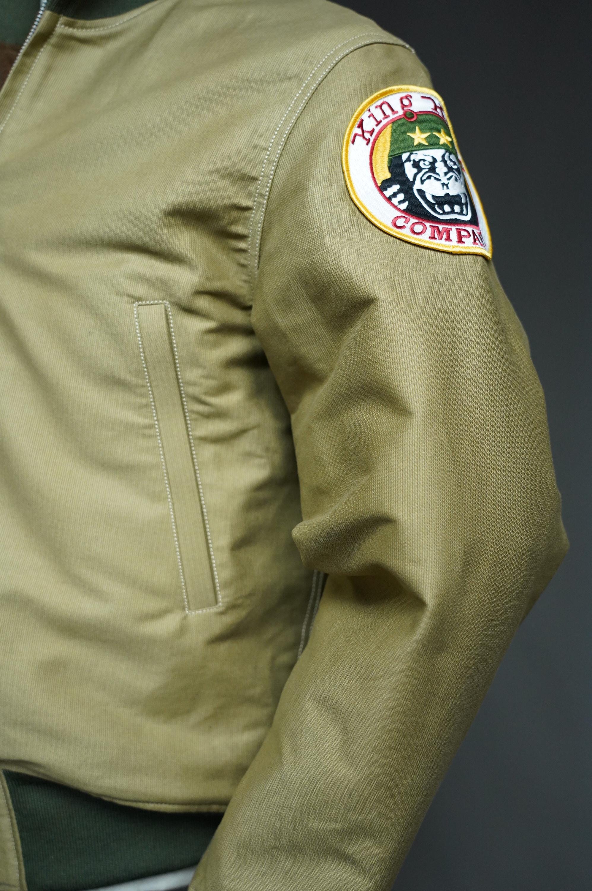 Vintage Military Cotton Bomber Jacket, Wool Lined Tanker Jacket, Olive Drab Short Field Jacket