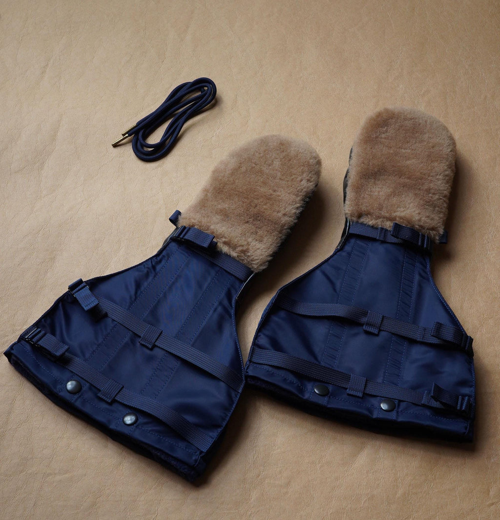 N-4B Flight Mittens Reproduction, Korean War Era USAF Cold Weather Gloves, Military Aviation Winter Mittens