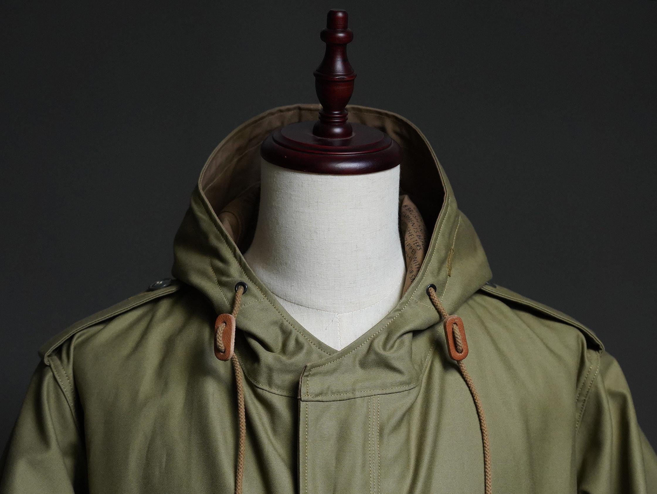 M-1951 Fishtail Parka, Korean War US Army M51 Field Coat, Vintage Military Reproduction Parka