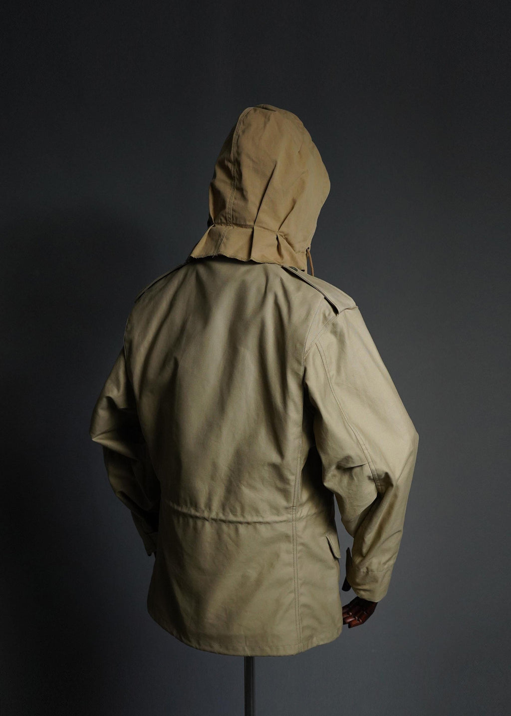 M-65 Field Jacket Reproduction, Vietnam War Era Military Jacket, Cotton Field Coat, Vintage Style US Army Jacket - Khaki