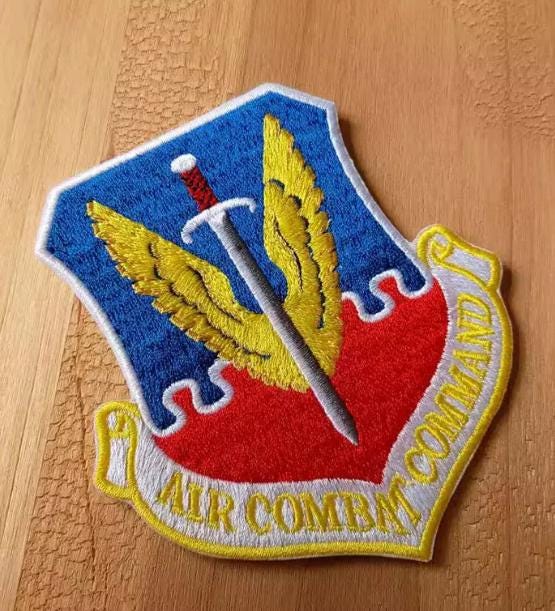 USAF Tactical Air Command Breast Patch | Embroidered Military Chest Insignia | Vintage Style Reproduction Badge