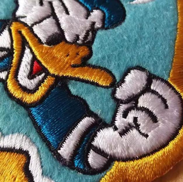 WWII USAAF 531st Bombardment Squadron Donald Duck Embroidered Badge | Military Patch Reproduction | Large Size