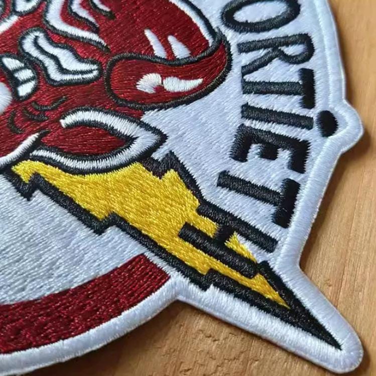 WWII USAAF 40th Fighter Squadron “Fightin’ Fortieth” Embroidered Badge | Military Patch Reproduction | Large Size