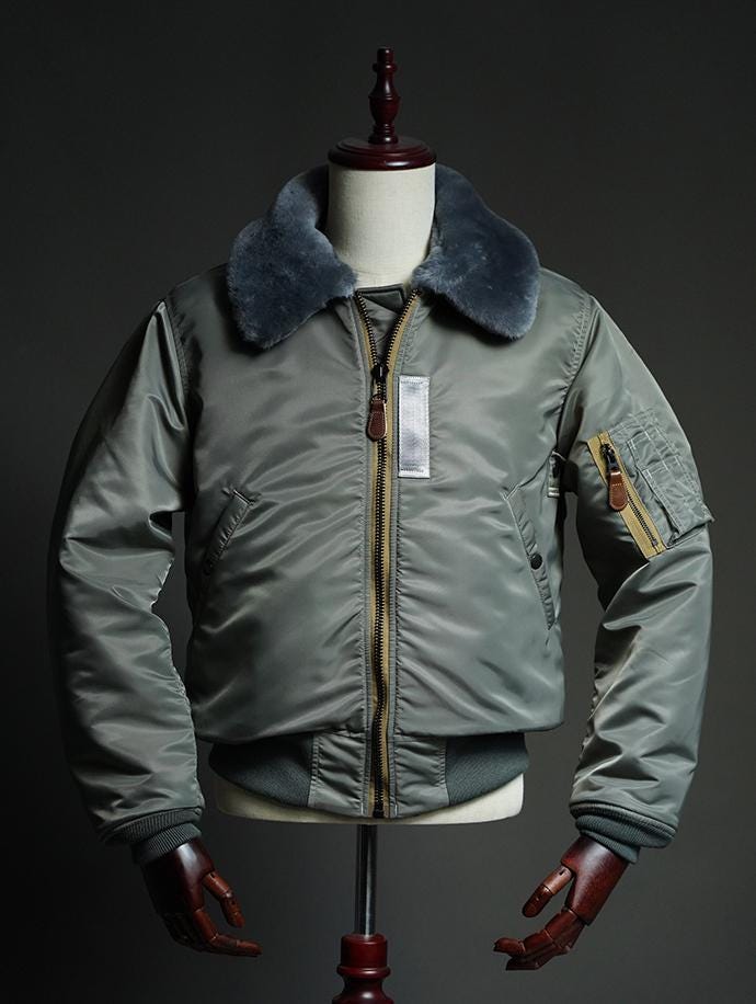 Historically Accurate USAF B-15D Flight Jacket | Cold War Military Bomber | Nylon 66 | Collector Reproduction