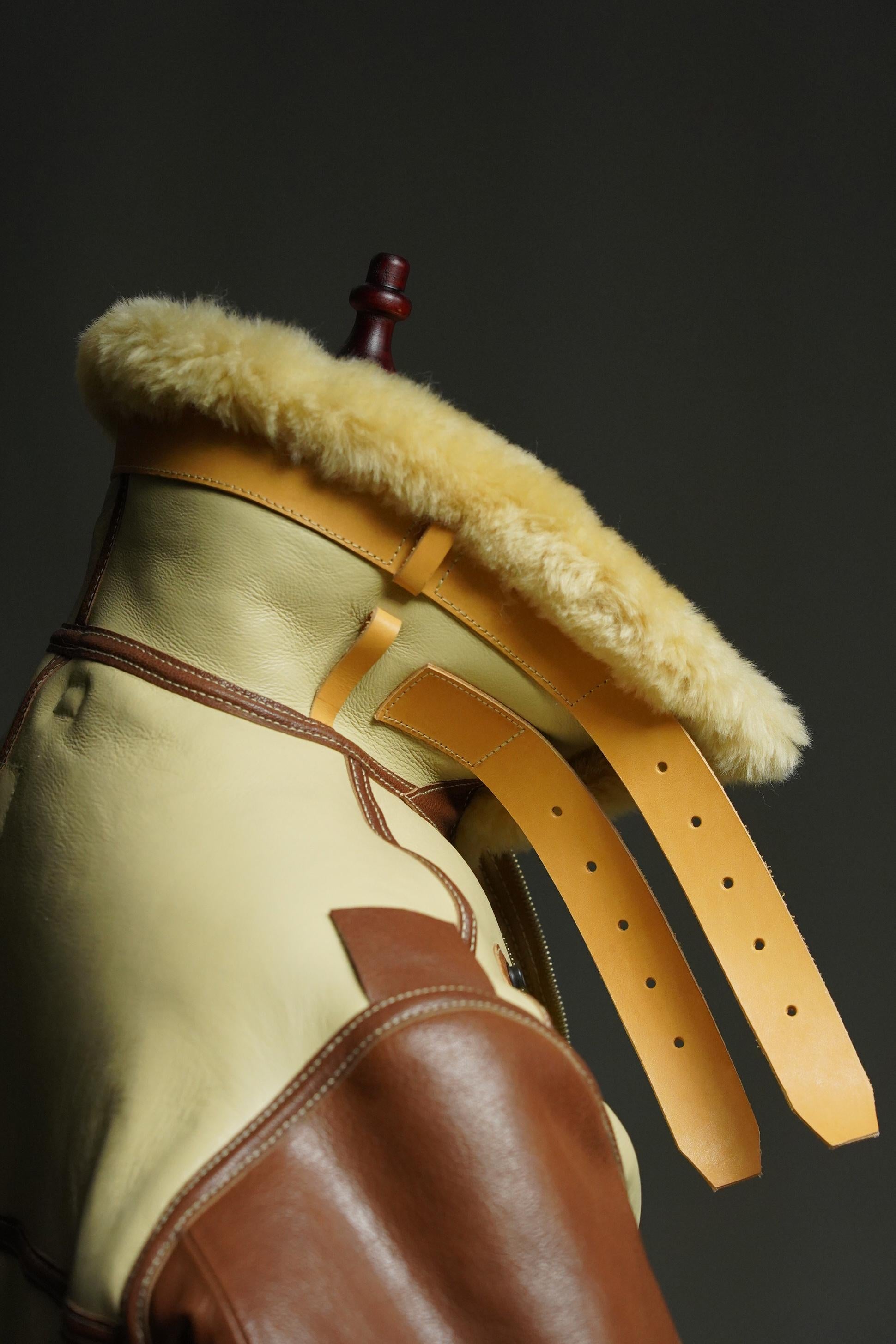WWII USAAF B-3 Sheepskin Flight Jacket | Australian Shearling | Extreme Cold Bomber | Collector Reproduction