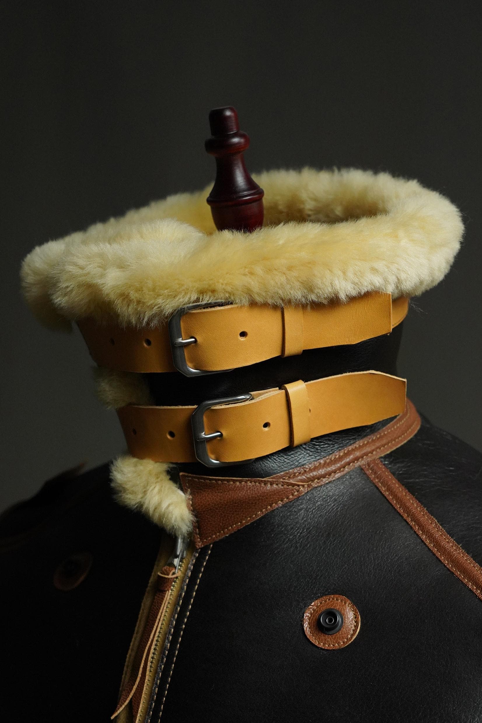 WWII B-3 Sheepskin Flight Jacket – Authentic Reproduction Bomber Jacket