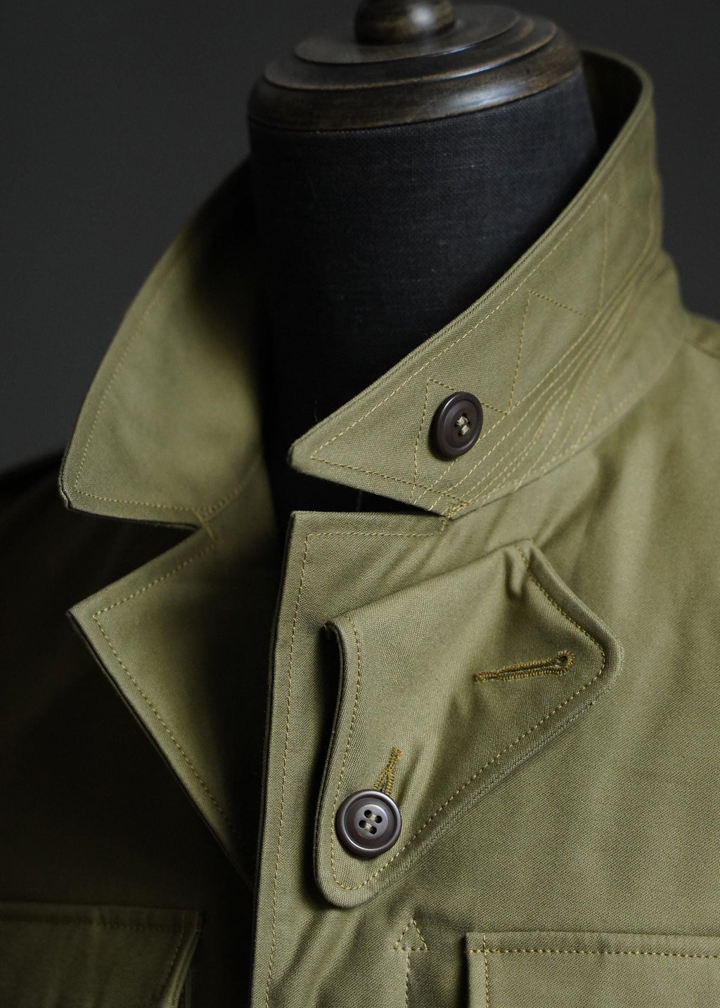 WWII M-43 Field Jacket Reproduction, 1943 US Army M1943 Field Jacket, 100% Cotton Military Jacket, Vintage Army Field Coat