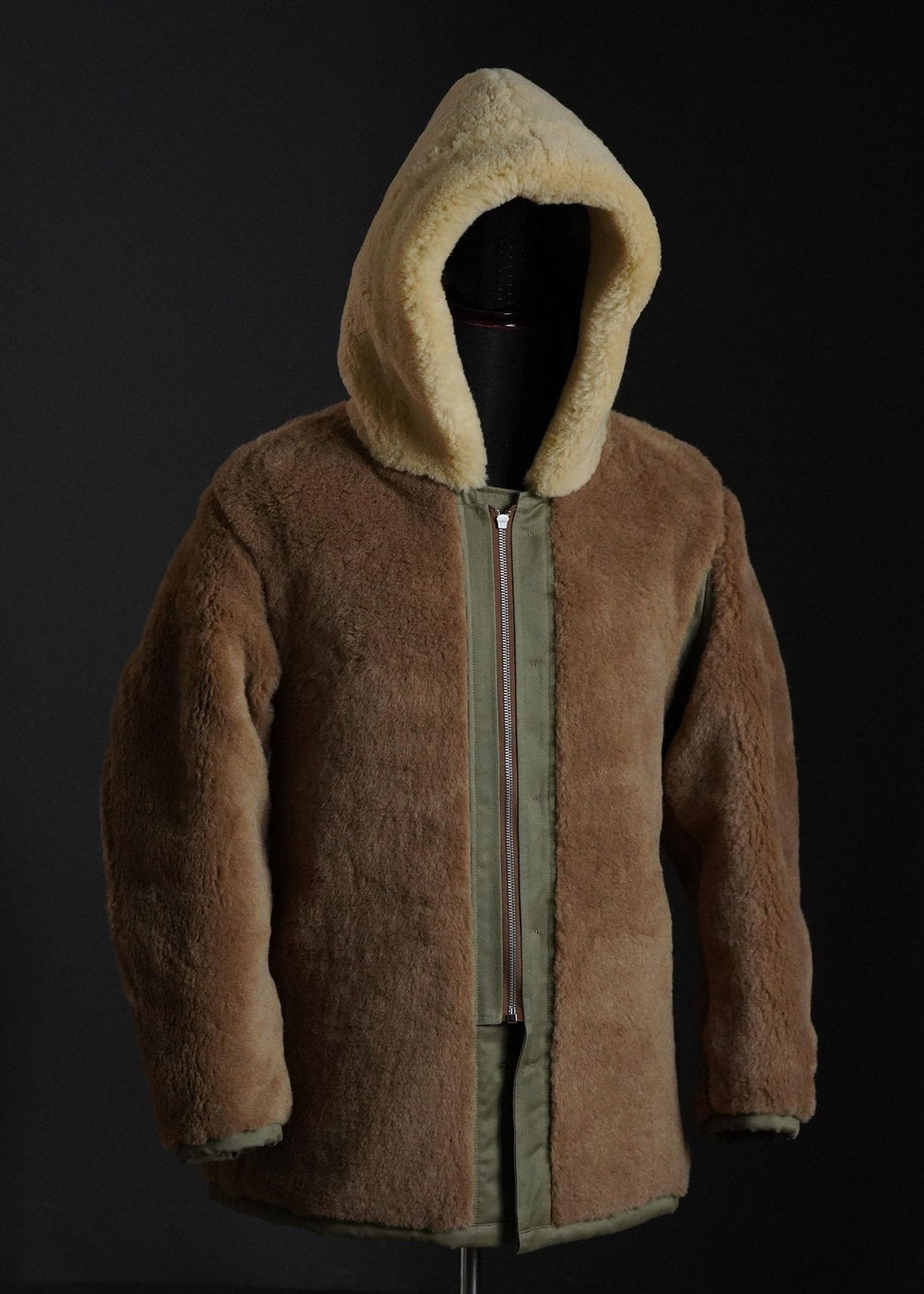 WWII B-11 USAAF Winter Flight Parka, Wool Lined Cold Weather Reproduction