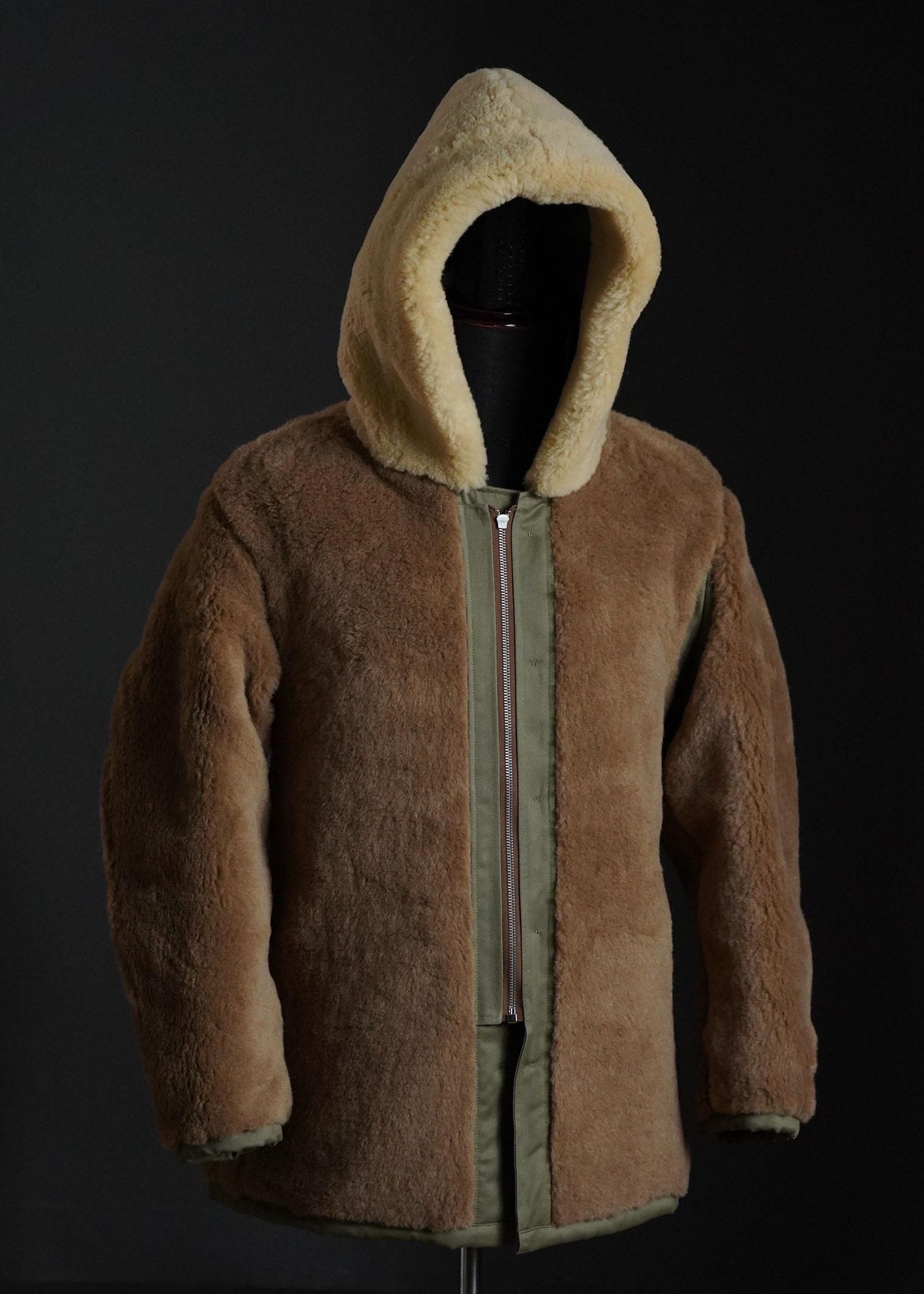 WWII B-11 USAAF Winter Flight Parka, Wool Lined Cold Weather Reproduction