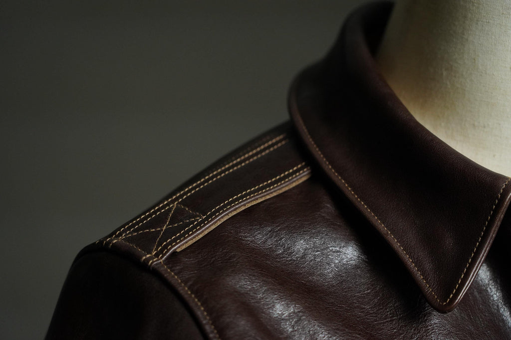 A-2 Horsehide Flight Jacket, WWII USAAF Reproduction, Seal Brown Leather Bomber Jacket, Vintage Military Aviation Jacket
