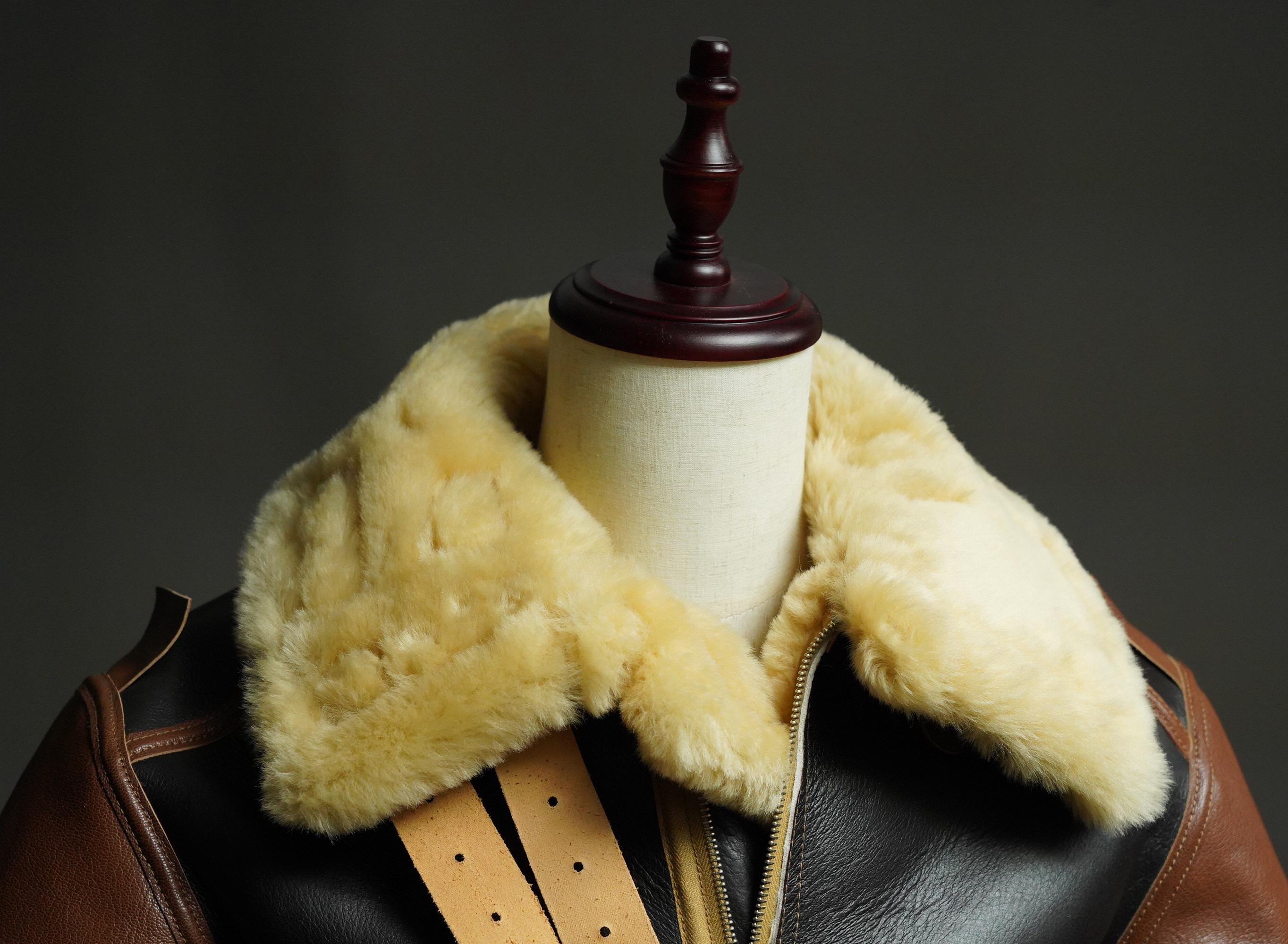 WWII B-3 Sheepskin Flight Jacket – Authentic Reproduction Bomber Jacket
