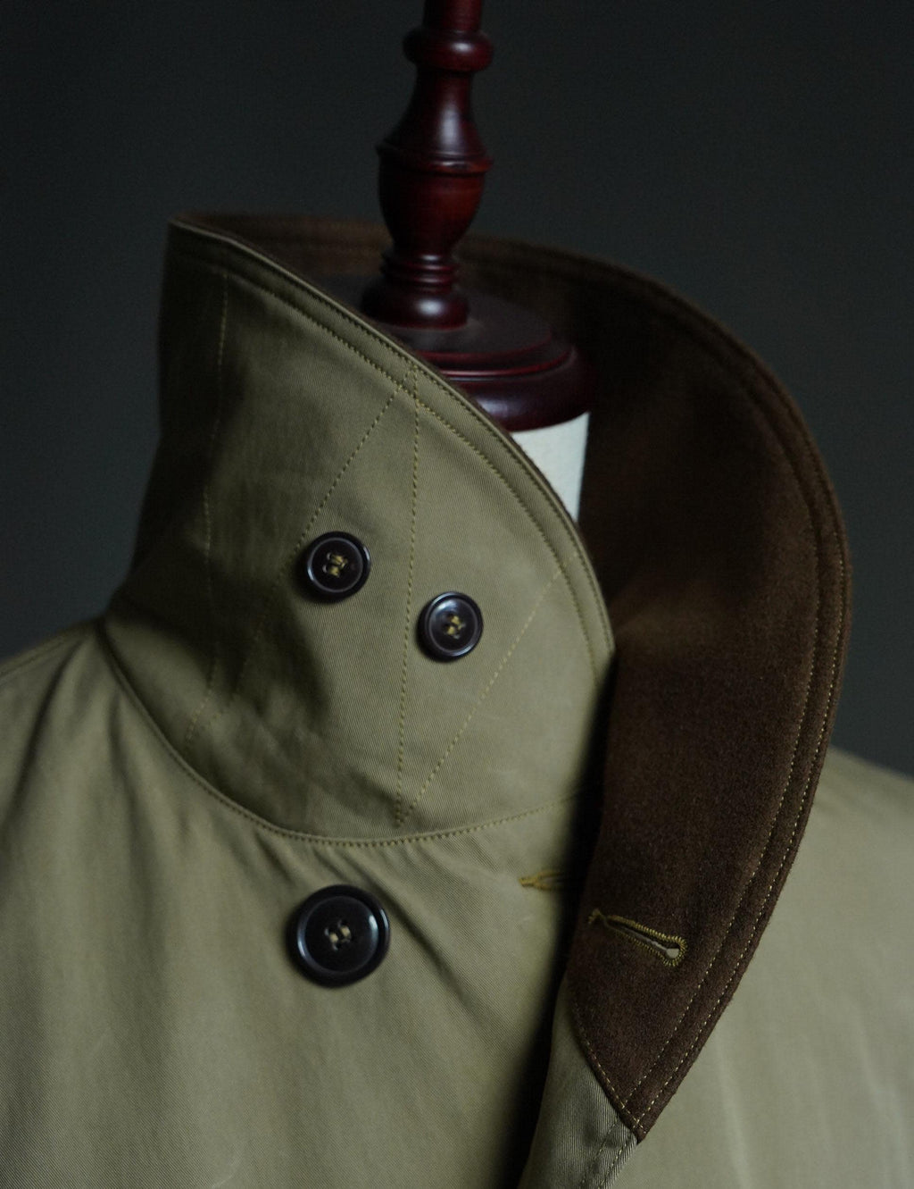 WWII US Army Mackinaw Coat, 1938 First Pattern Military Wool Lined Jacket, Vintage Reproduction Field Coat