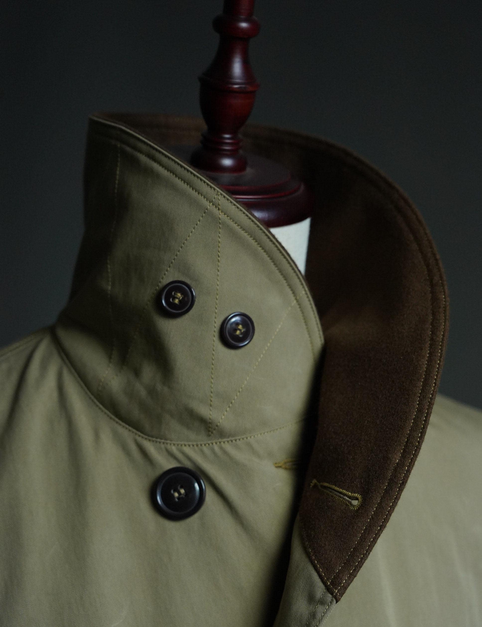 WWII US Army Mackinaw Coat, 1938 First Pattern Military Wool Lined Jacket, Vintage Reproduction Field Coat