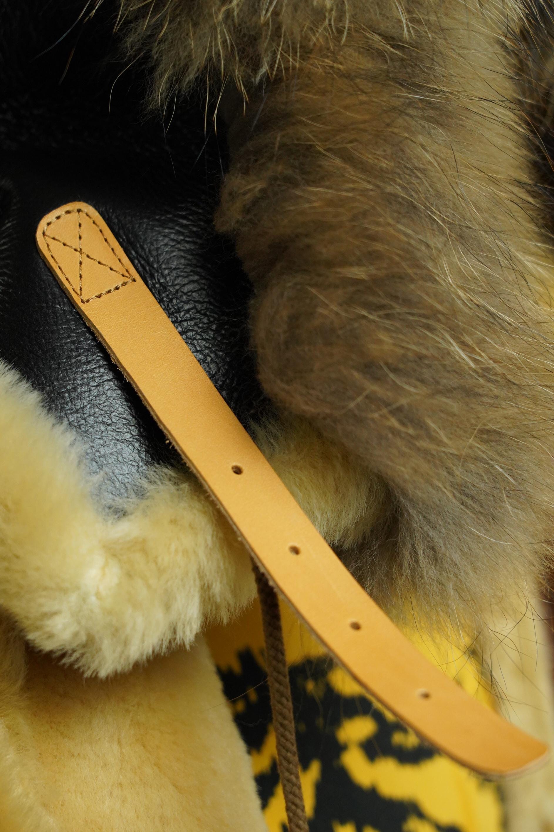 B-7 Shearling Flight Coat, WWII USAAF Sheepskin Jacket, Vintage Military Winter Aviation Parka
