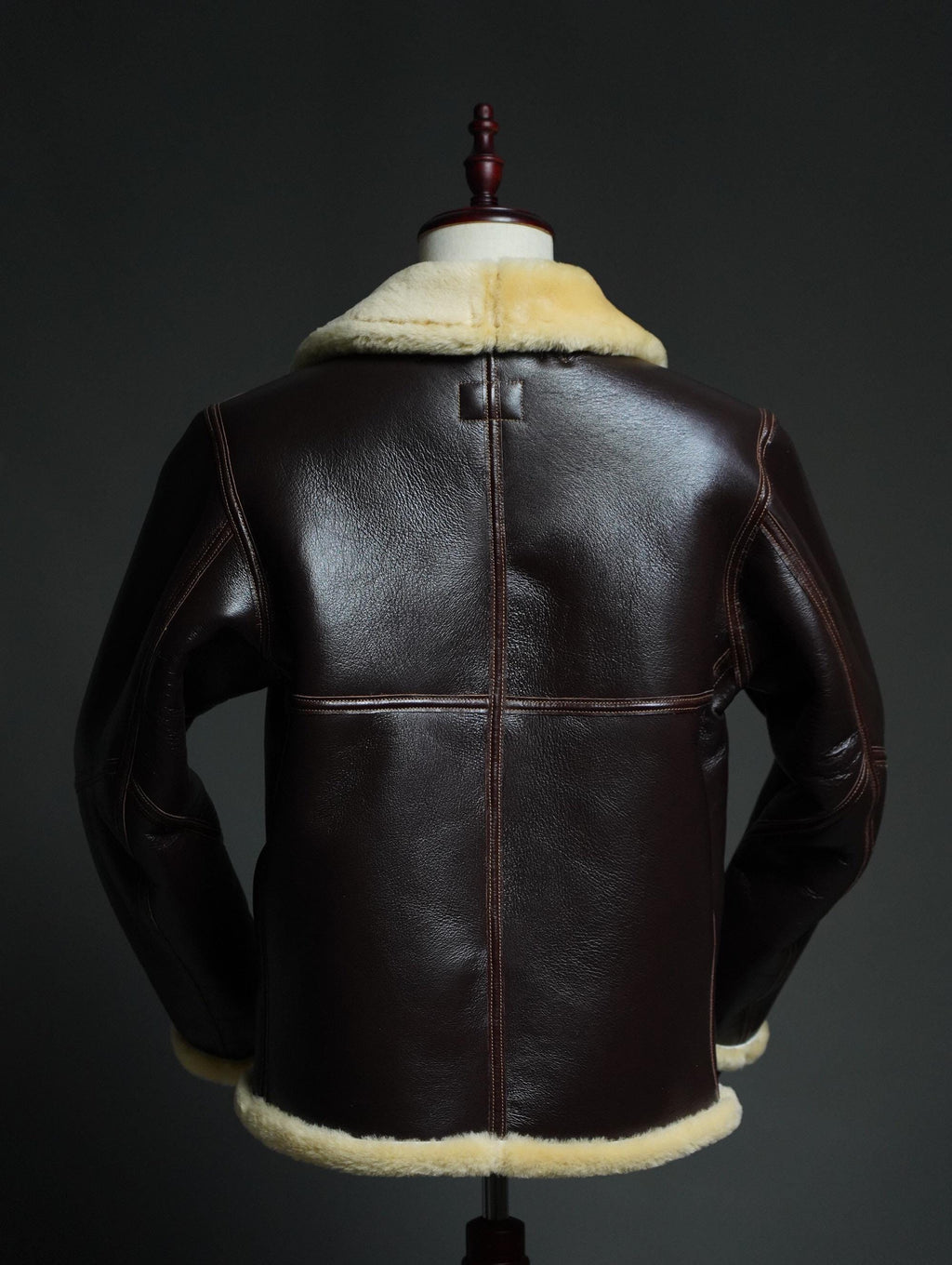 D-1 Shearling Jacket, WWII USAAF Ground Crew Jacket, Australian Sheepskin Military Aviation Reproduction