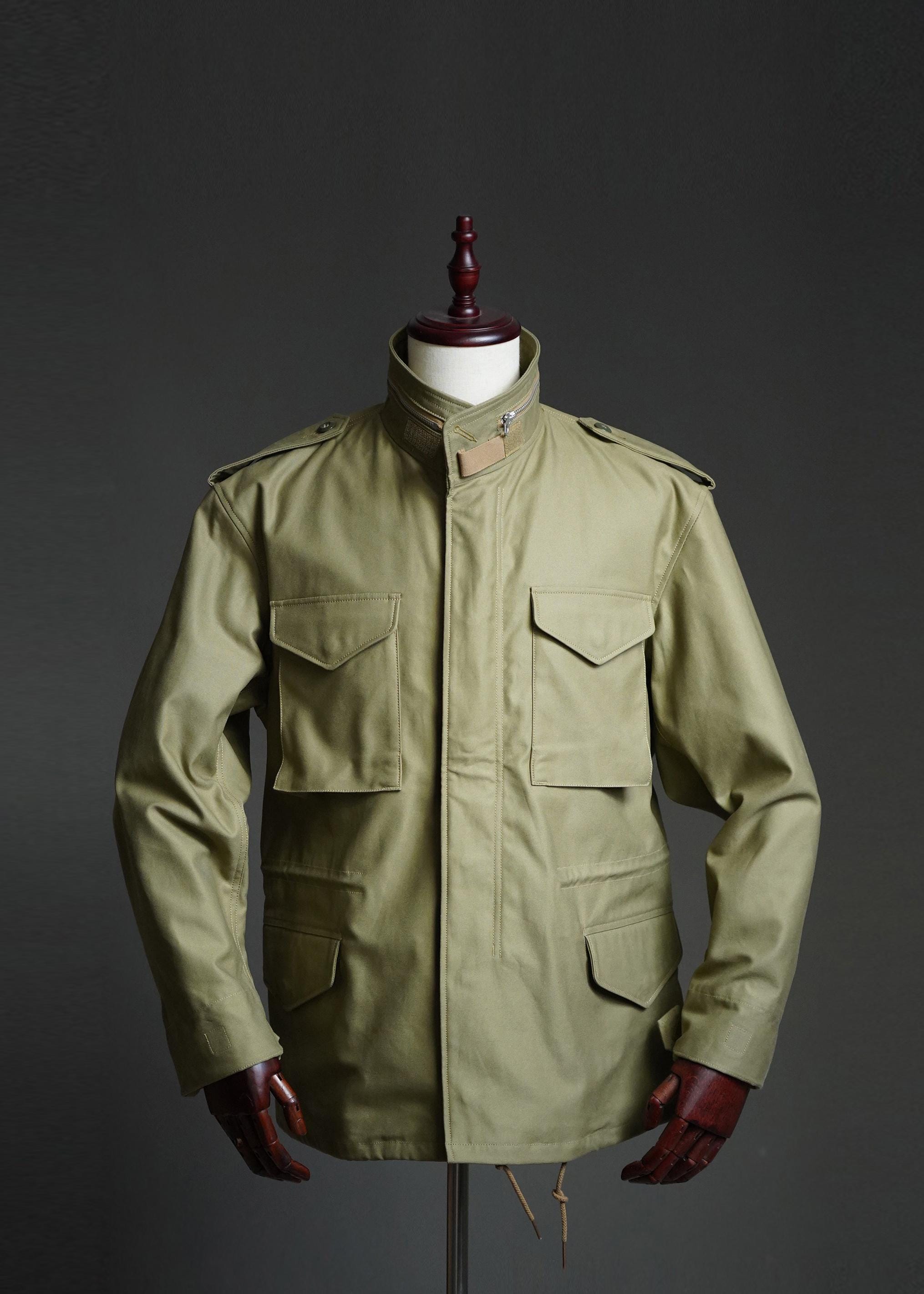 M-65 Field Jacket Reproduction, Vietnam War Era Military Jacket, Cotton Field Coat, Vintage Style US Army Jacket