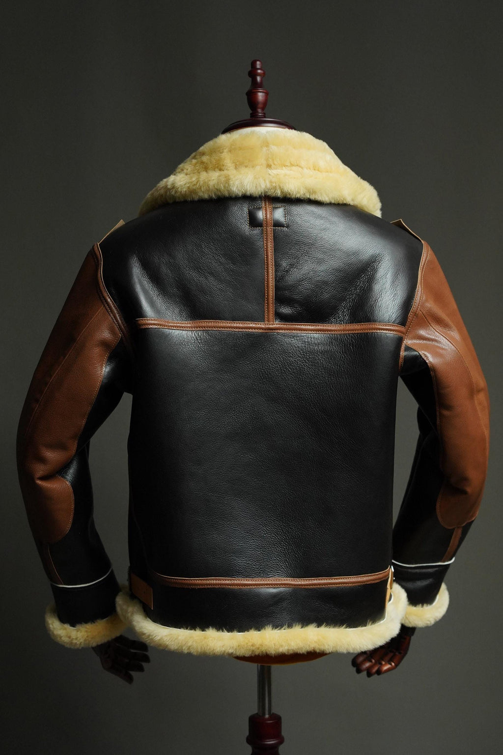 WWII B-3 Sheepskin Flight Jacket – Authentic Reproduction Bomber Jacket