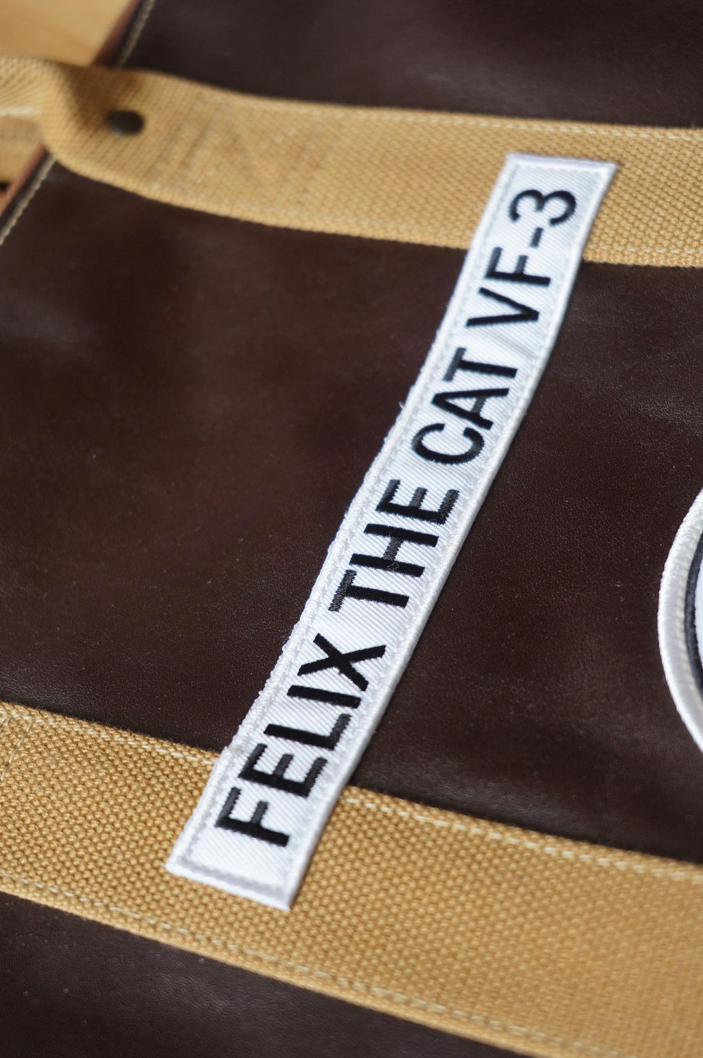 Horsehide USAF Helmet Bag | Vintage Military Pilot Tote | Full-Grain Leather Everyday Carry