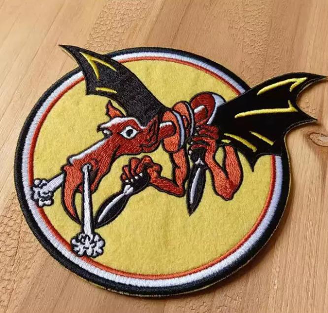 USAAF 534th Bomb Squadron Embroidered Badge | WWII Military Patch | Large Vintage Reproduction