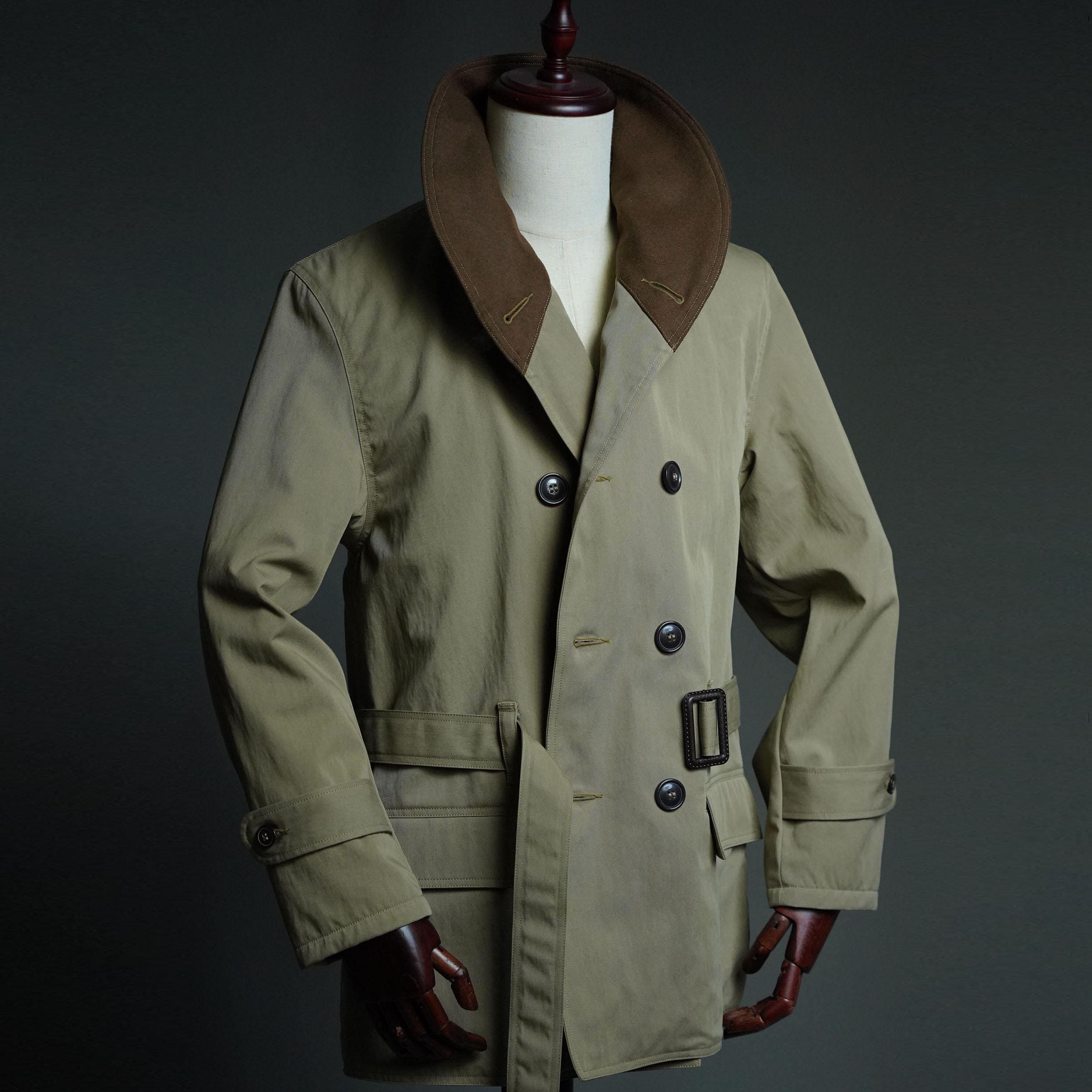 WWII US Army Mackinaw Coat, 1938 First Pattern Military Wool Lined Jacket, Vintage Reproduction Field Coat