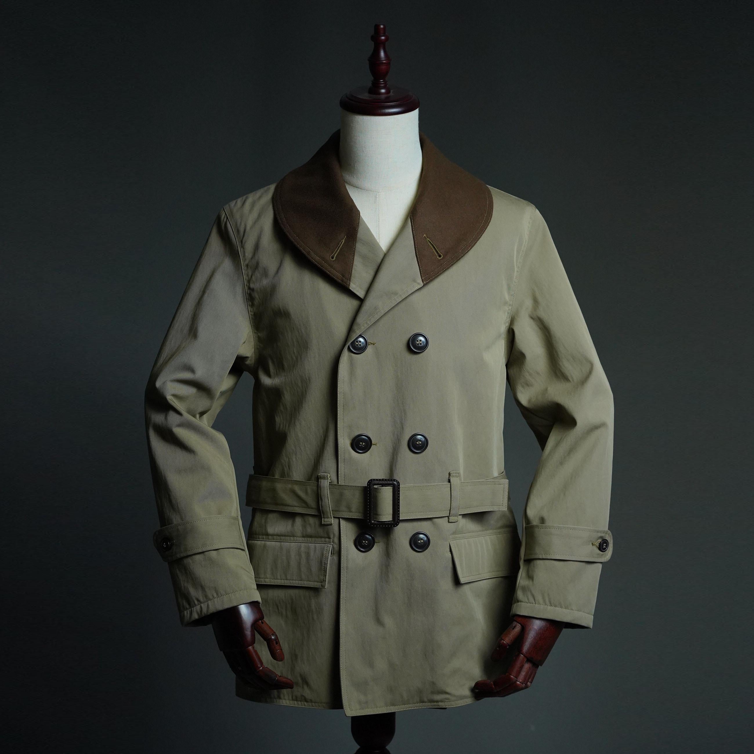 WWII US Army Mackinaw Coat, 1938 First Pattern Military Wool Lined Jacket, Vintage Reproduction Field Coat