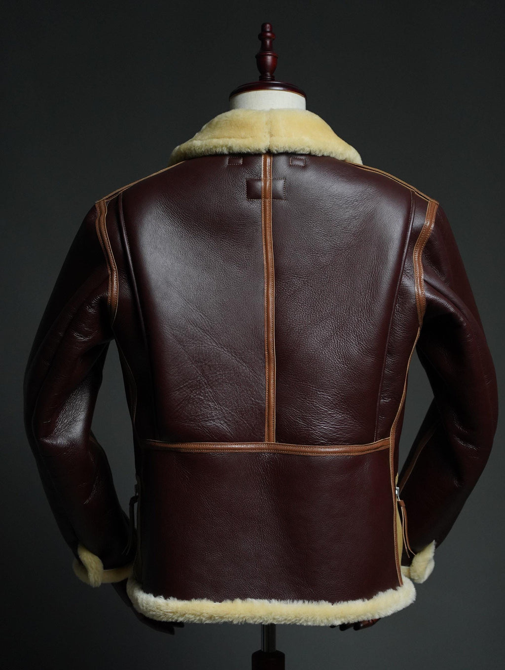 B-6 Shearling Flight Jacket, WWII USAAF Sheepskin Leather Bomber, Vintage Military Aviation Jacket