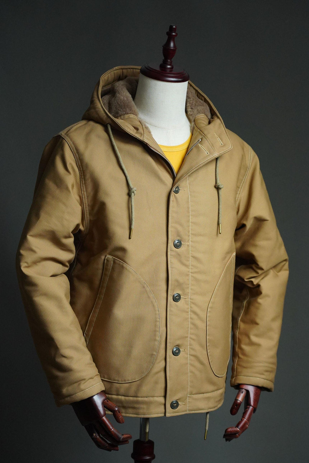 PARKRN1 Hooded Deck Jacket | WWII U.S. Navy Inspired | Jungle Cloth Winter Jacket