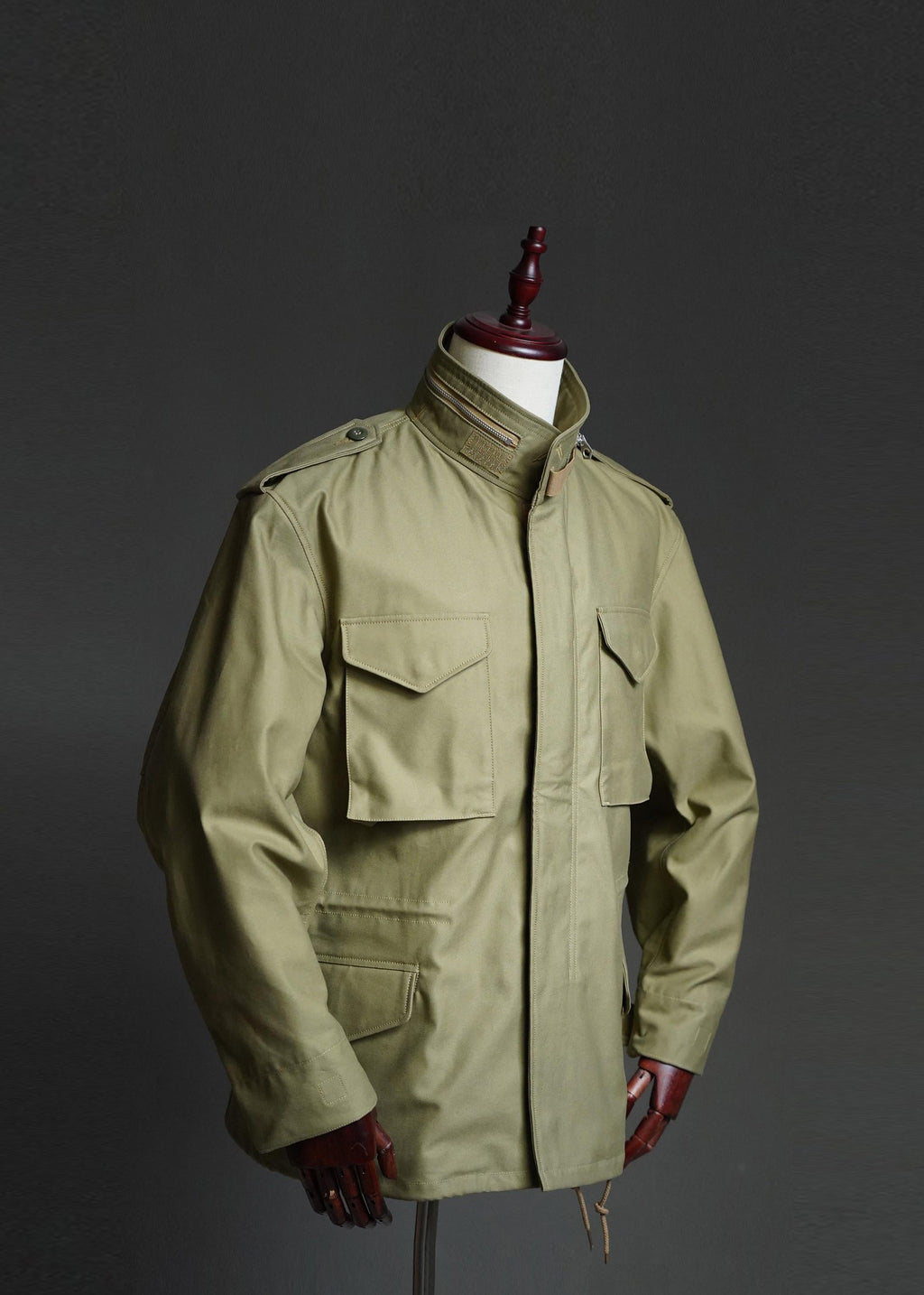M-65 Field Jacket Reproduction, Vietnam War Era Military Jacket, Cotton Field Coat, Vintage Style US Army Jacket