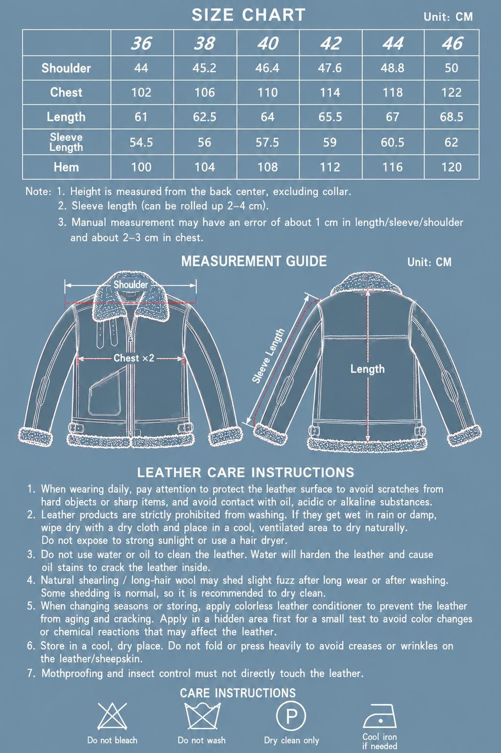 WWII B-3 Sheepskin Flight Jacket – Authentic Reproduction Bomber Jacket