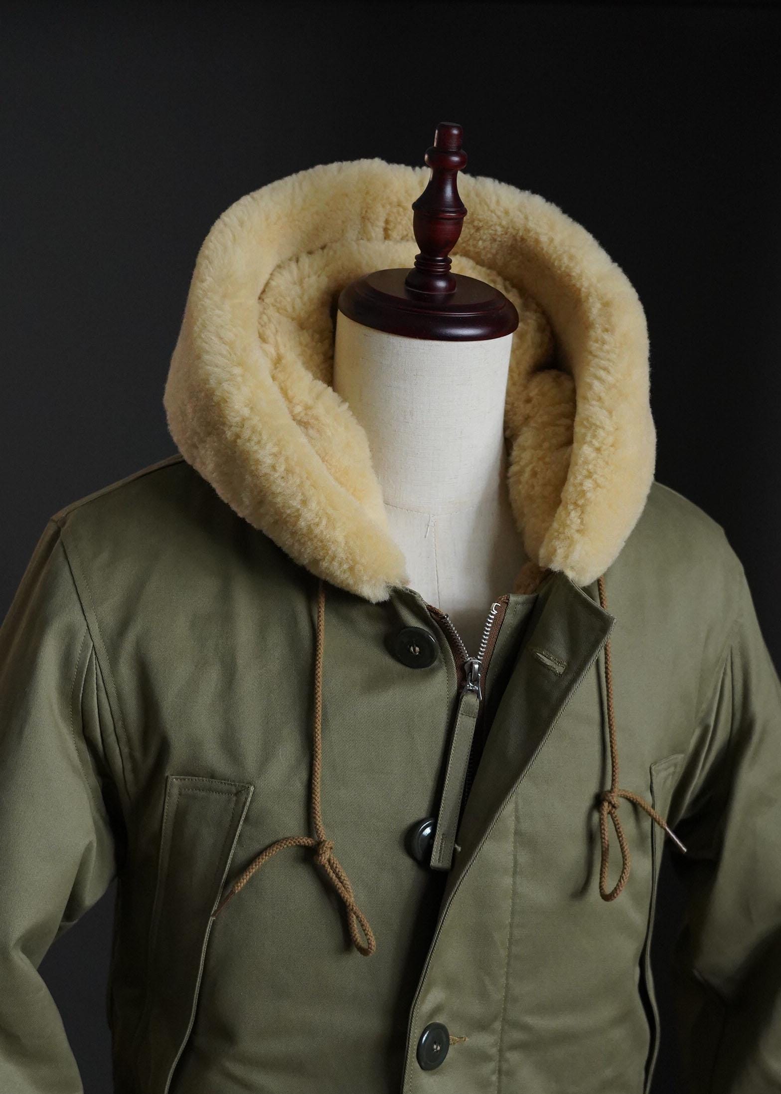 WWII B-11 USAAF Winter Flight Parka, Wool Lined Cold Weather Reproduction