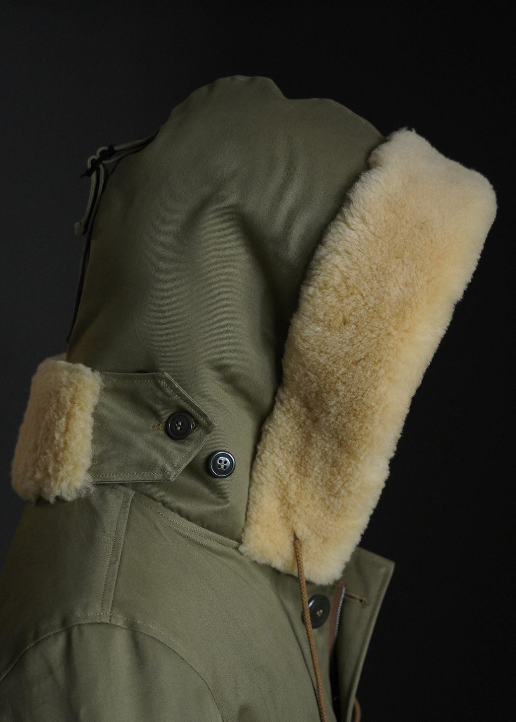 WWII B-11 USAAF Winter Flight Parka, Wool Lined Cold Weather Reproduction