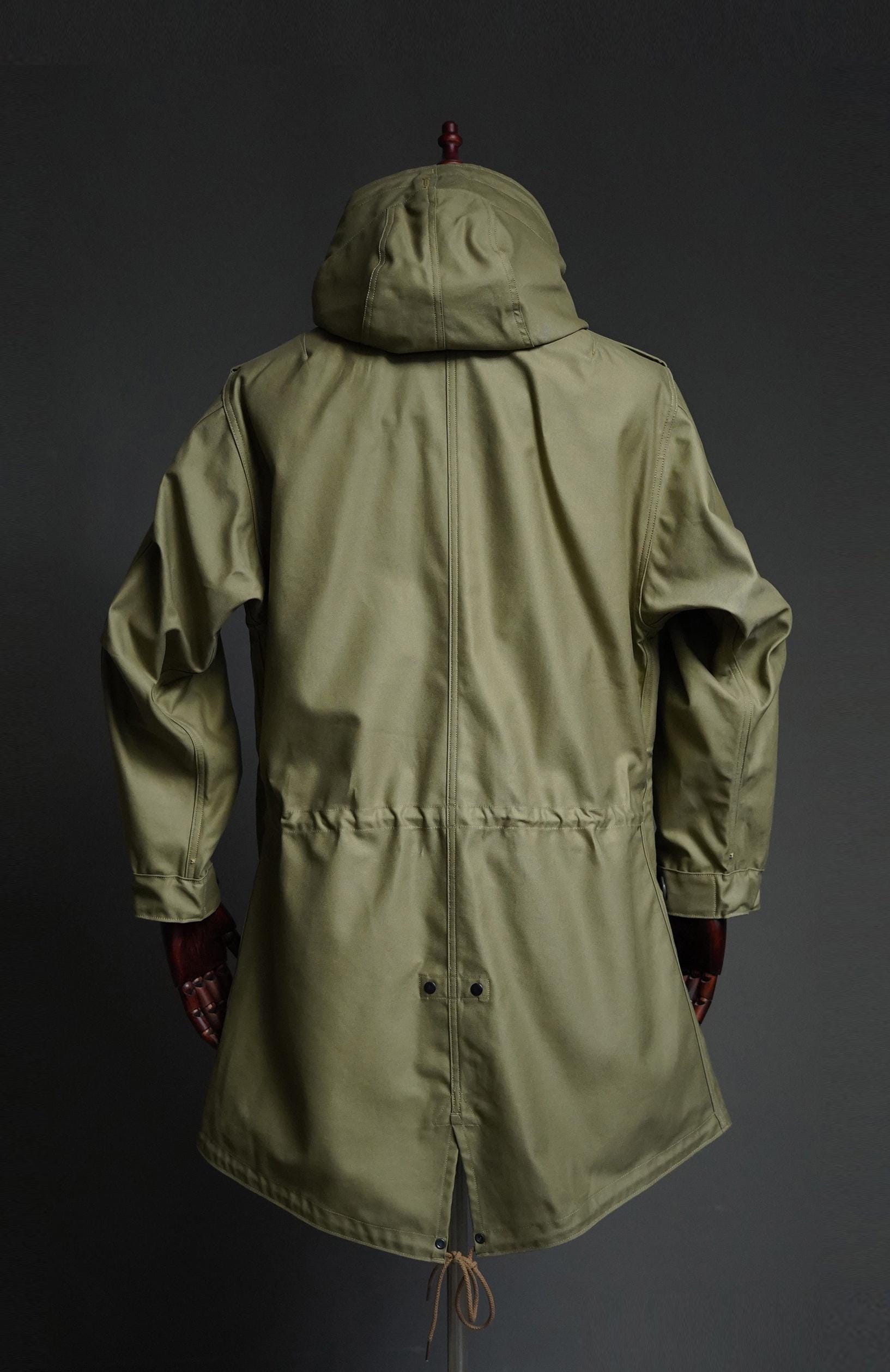 M-1951 Fishtail Parka, Korean War US Army M51 Field Coat, Vintage Military Reproduction Parka