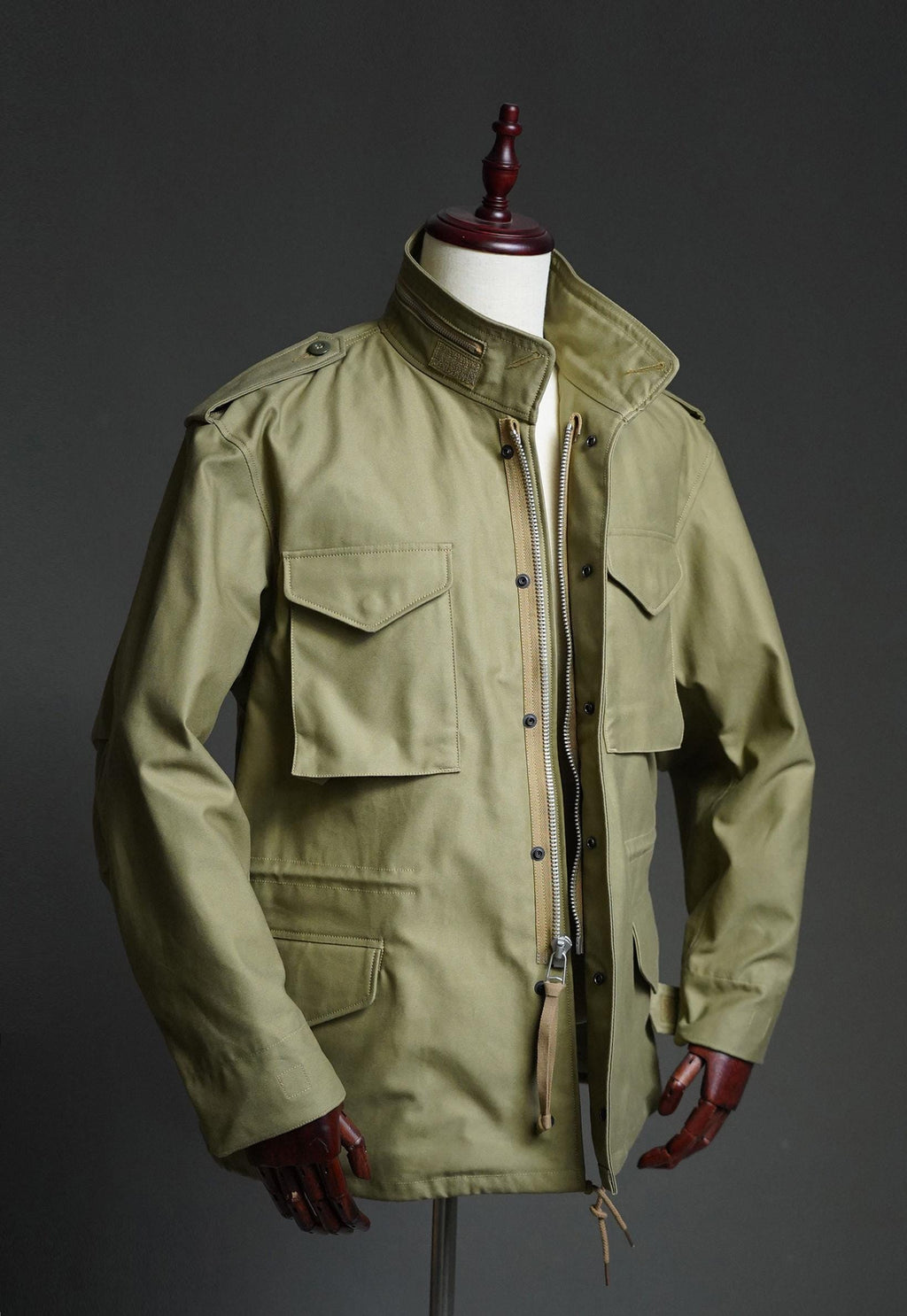 M-65 Field Jacket Reproduction, Vietnam War Era Military Jacket, Cotton Field Coat, Vintage Style US Army Jacket