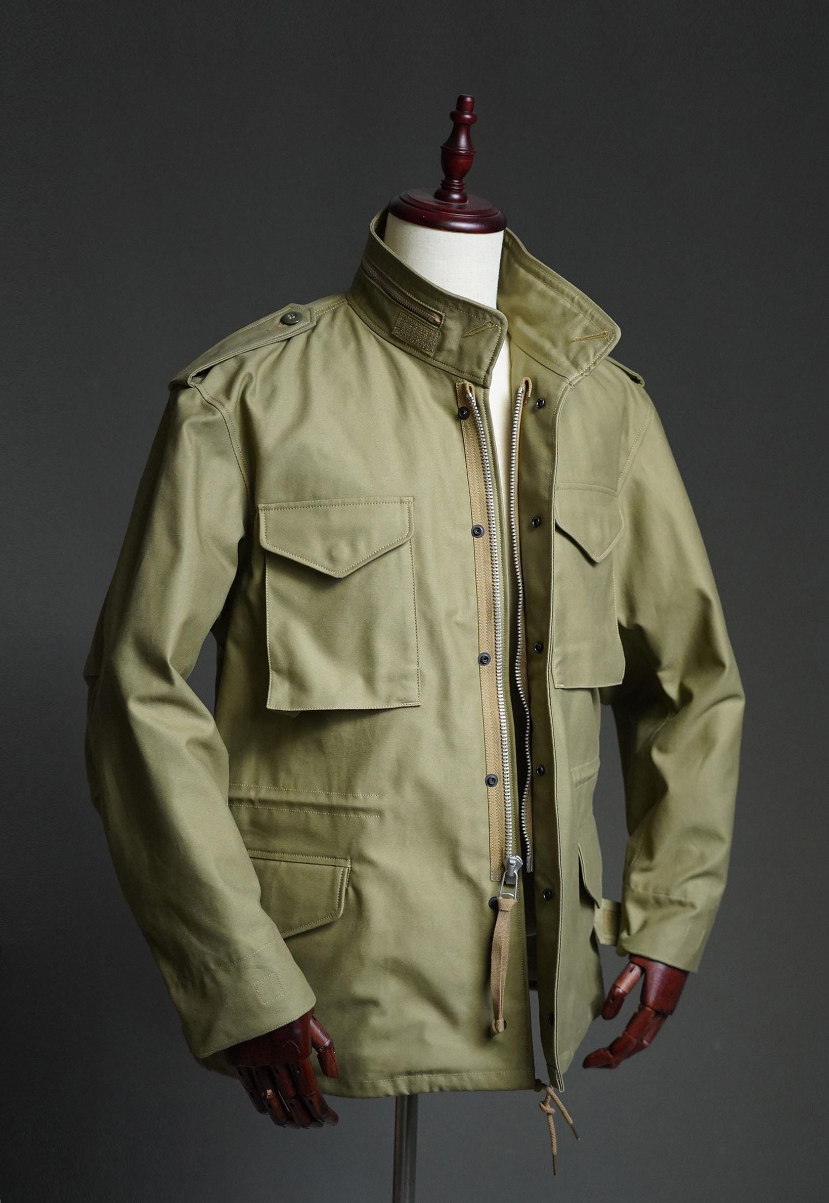 M-65 Field Jacket Reproduction, Vietnam War Era Military Jacket, Cotton Field Coat, Vintage Style US Army Jacket