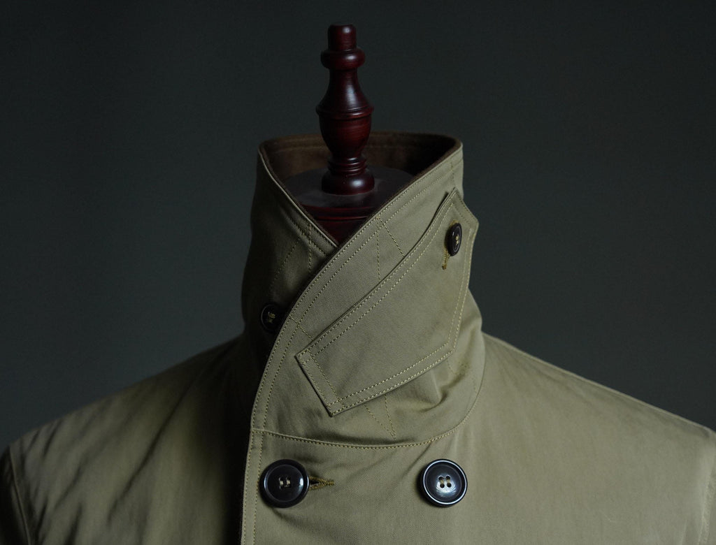 WWII US Army Mackinaw Coat, 1938 First Pattern Military Wool Lined Jacket, Vintage Reproduction Field Coat