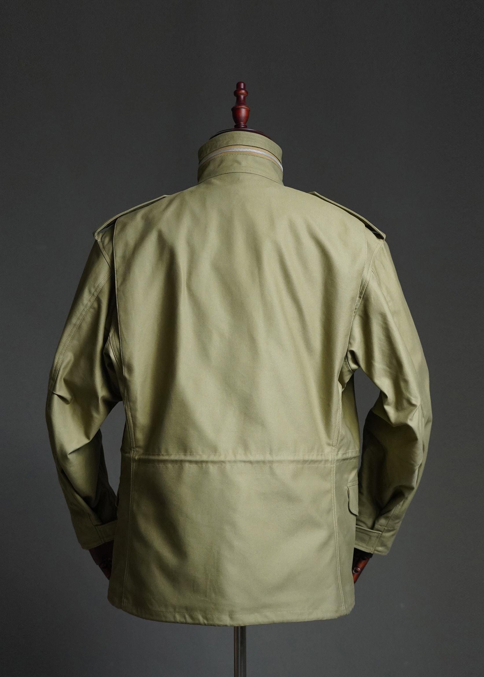 M-65 Field Jacket Reproduction, Vietnam War Era Military Jacket, Cotton Field Coat, Vintage Style US Army Jacket