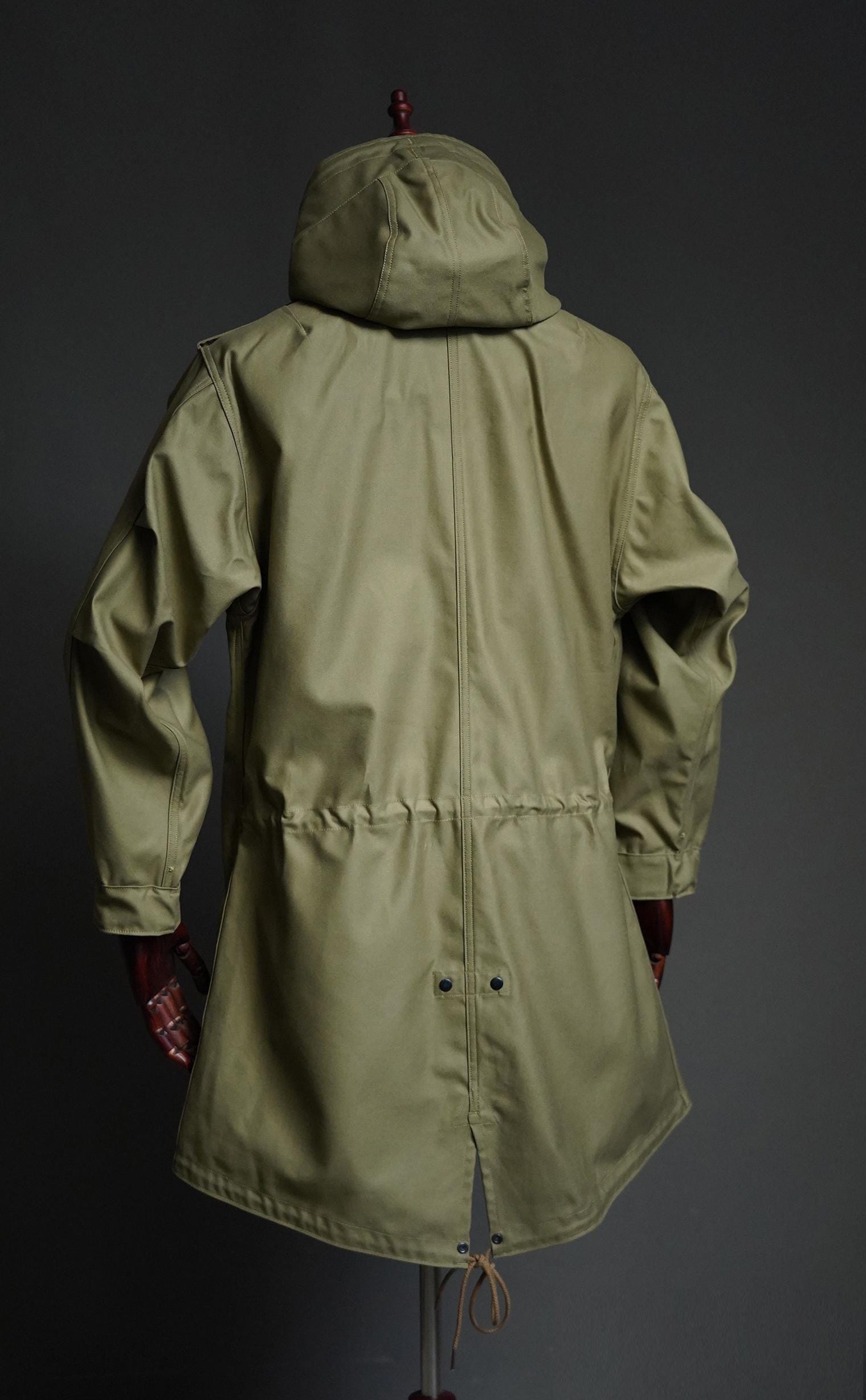 M-1951 Fishtail Parka, Korean War US Army M51 Field Coat, Vintage Military Reproduction Parka